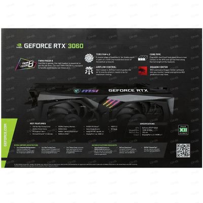 Лот: 17657048. Фото: 1. Видеокарта MSI GeForce RTX 3060... Видеокарты