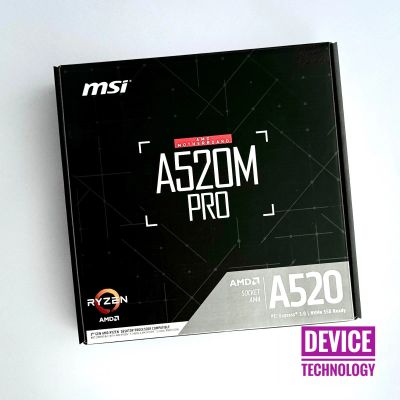 Лот: 22174623. Фото: 1. Новая плата AM4: MSI A520M PRO... Материнские платы