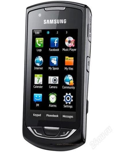 Лот: 1204395. Фото: 1. Samsung monte s5620 black (практически... Кнопочные мобильные телефоны