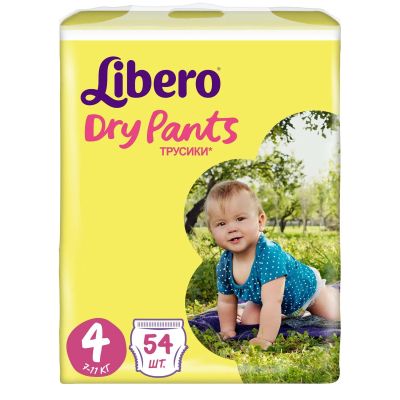 Лот: 12336975. Фото: 1. Трусики Libero Dry Pants 4 размер... Детская гигиена