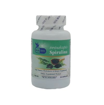 Лот: 20532796. Фото: 1. Капсулы Blue Bird Spirulina (Укрепление... Другое (медицина)