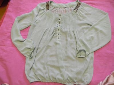 Лот: 11819673. Фото: 1. блузка бирюзовая 50-52р. Блузы, рубашки