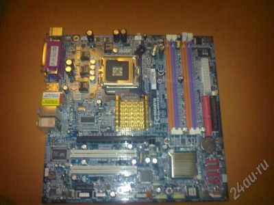 Лот: 458934. Фото: 1. Материнская плата GigaByte GA-8I915G-MF-ED. Материнские платы