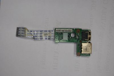 Лот: 10293128. Фото: 1. Плата с разьемами USB и LAN 48... Шлейфы, кабели, переходники