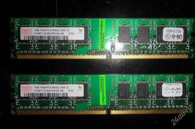 Лот: 977762. Фото: 1. DDR 2 две платнки 1024mb. Оперативная память