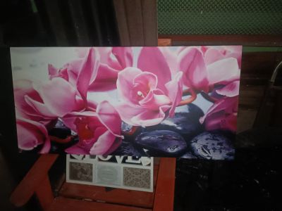 Лот: 25390110. Фото: 1. Картина Орхидея большая. Произведения