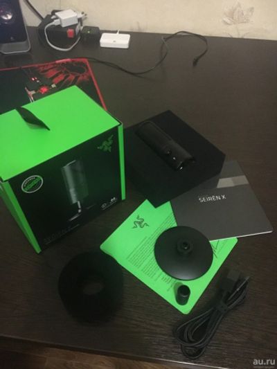 Лот: 13671628. Фото: 1. Игровой микрофон Razer Seiren... Студийные микрофоны, радиомикрофоны и радиосистемы
