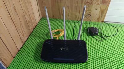 Лот: 22376091. Фото: 1. Wi-Fi роутер TP-Link Archer C20... Маршрутизаторы (роутеры)