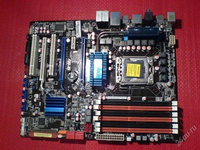Лот: 1666036. Фото: 1. Asus p6t. Материнские платы