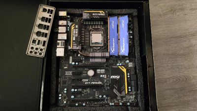 Лот: 18794820. Фото: 1. Комплект MSI Z77 Mpower + i7 3770k... Комплекты запчастей