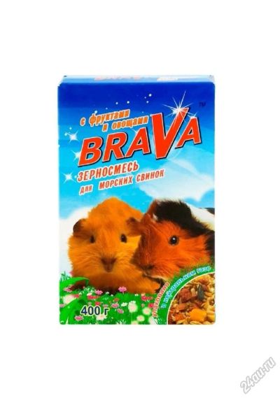 Лот: 5838891. Фото: 1. Корм Brava для морских свинок... Корма