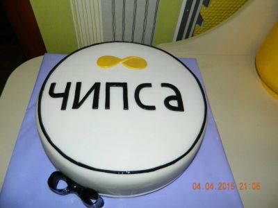 Лот: 6048493. Фото: 1. ТОРТ Корпоративный ЧИПСА. Торты, пирожные