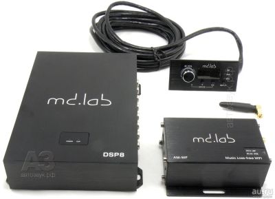 Лот: 13643773. Фото: 1. Аудиопроцессор MDLab DSP8+ (Wi-Fi... Другое (автозвук)