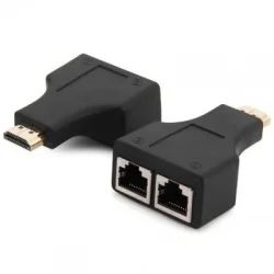 Лот: 7091495. Фото: 1. переходник rj45 - hdmi. Шлейфы, кабели, переходники