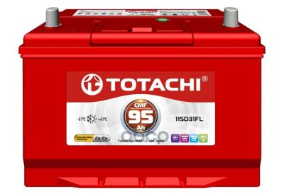 Лот: 21878247. Фото: 1. Акб Totachi Kor Cmf 95 Fl 115D31fl... Другое (автозапчасти)