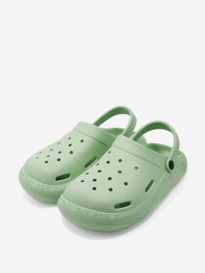 Лот: 24286703. Фото: 1. Сабо жен, БРОС EVASHOES, Зеленый. Шлепанцы, сланцы
