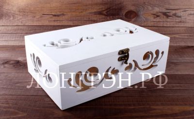 Лот: 11168915. Фото: 1. Коробка с узорами и замочком... Свадебная атрибутика и декор