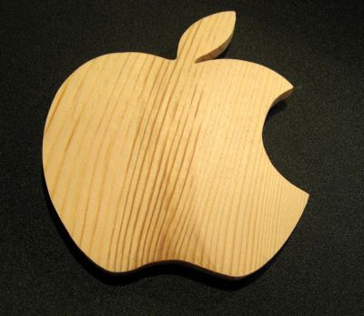Лот: 5036709. Фото: 1. Подставка под кружку Apple (дерево... Другое (аксессуары)