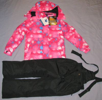 Лот: 21092380. Фото: 1. костюм куртка розовый снег + штаны... Комплекты, комбинезоны, костюмы