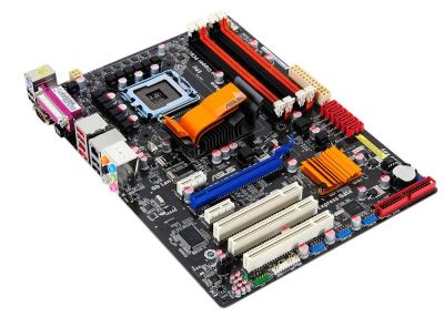 Лот: 11447658. Фото: 1. Топовая плата под LGA 775: Asus... Материнские платы