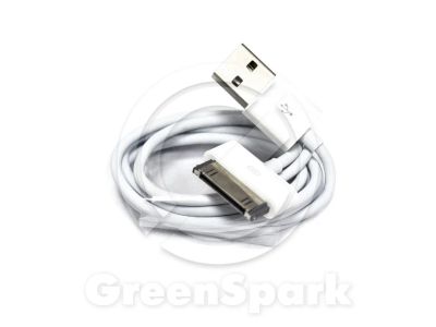 Лот: 16538559. Фото: 1. Кабель USB для iPhone 4 (30 pin... Дата-кабели, переходники