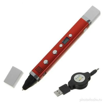 Лот: 16417608. Фото: 1. 3D ручка Myriwell 5 RP-100C (Красная... 3D принтеры, 3D ручки и комплектующие