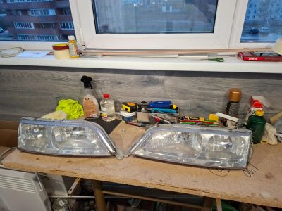 Лот: 24677670. Фото: 1. Фары на Toyota Mark II x100. Оптика и освещение