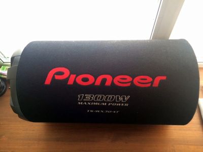 Лот: 6732402. Фото: 1. Сабвуфер Pioneer TS-WX304T и усилитель... Сабвуферы
