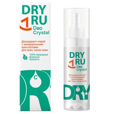 Лот: 25116952. Фото: 1. DRY RU Део Кристал Дезодорант-спрей... Лекарства
