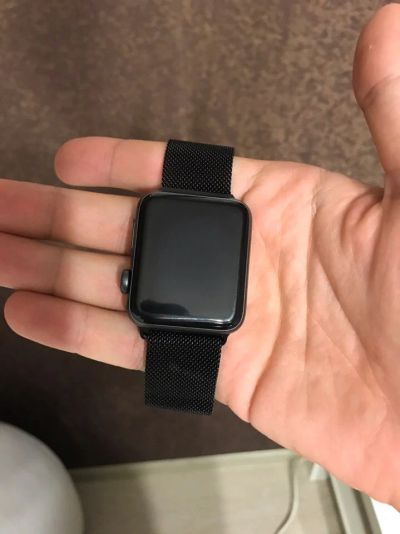 Лот: 9765897. Фото: 1. Apple Watch series 2 42mm space... Смарт-часы, фитнес-браслеты, аксессуары