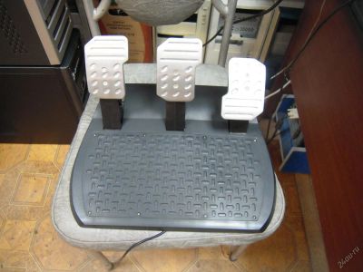 Лот: 5468192. Фото: 1. Руль Trustmaster со сцеплением. Рули, джойстики