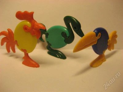 Лот: 598731. Фото: 1. Киндер. Птички мозаика. Игрушки
