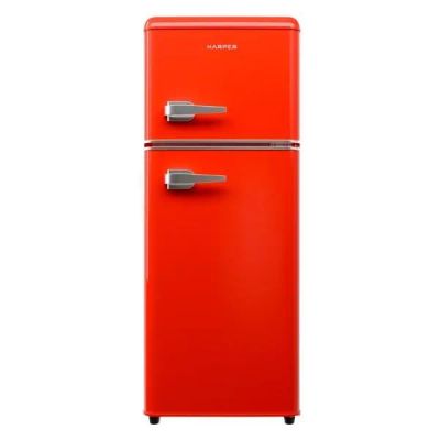 Лот: 25343170. Фото: 1. Холодильник Harper HRF-T140M Red. Холодильники, морозильные камеры