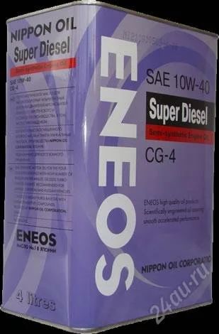Лот: 2099508. Фото: 1. ENEOS Super Diesel SAE10w40 CG-4... Масла, жидкости