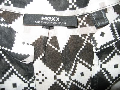 Лот: 12197137. Фото: 1. шифоновая блуза рубашка mexx размер... Блузы, рубашки, водолазки