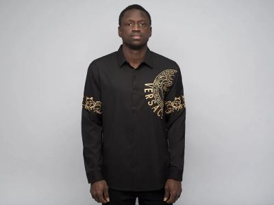 Лот: 21377922. Фото: 1. Рубашка Versace. Рубашки, водолазки