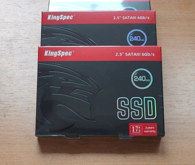 Лот: 21727689. Фото: 1. SSD 240Gb KingSpec P4-240 (новые... SSD-накопители