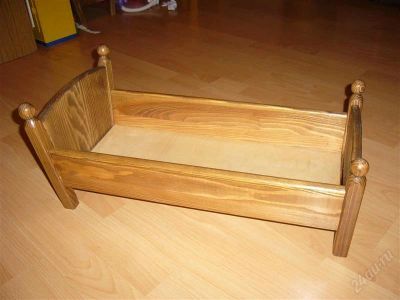 Лот: 1609875. Фото: 1. кроватка для куклы. 55х30см. Куклы и аксессуары