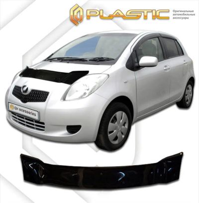 Лот: 13020371. Фото: 1. Дефлектор капота Toyota VITZ 2005-2009г. Детали тюнинга