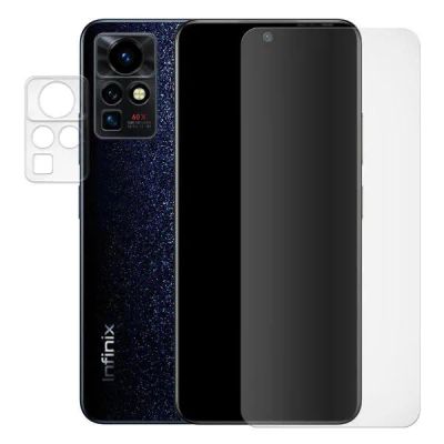 Лот: 24599575. Фото: 1. Защитное стекло Krutoff для Infinix... Защитные стёкла, защитные плёнки