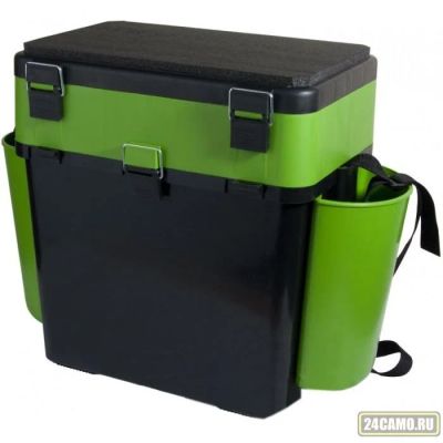 Лот: 13029348. Фото: 1. Ящик зимний "FishBox" (19л) зеленый... Другое (рыбалка)