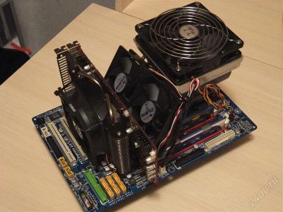 Лот: 883575. Фото: 1. Бодрая LGA775-платформа [P45... Материнские платы