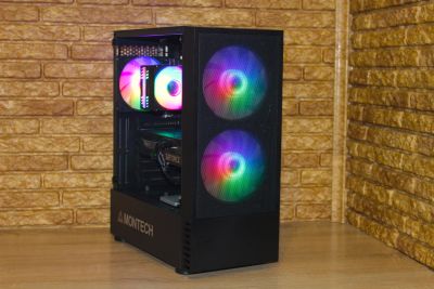 Лот: 24006741. Фото: 1. Мощный игровой ПК [Ryzen 5-5500... Компьютеры в сборе