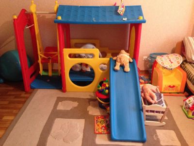 Лот: 4561121. Фото: 1. Игровой комплекс!. Ходунки, прыгунки, качели
