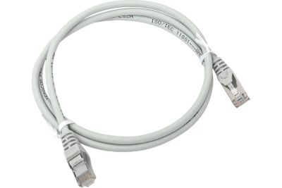 Лот: 20864541. Фото: 1. Патч-корд 1.0м кат 5E FTP серый... Сетевые кабели