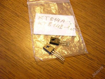 Лот: 890396. Фото: 1. Транзистор КТ814А – 1шт., КТ814В... Транзисторы