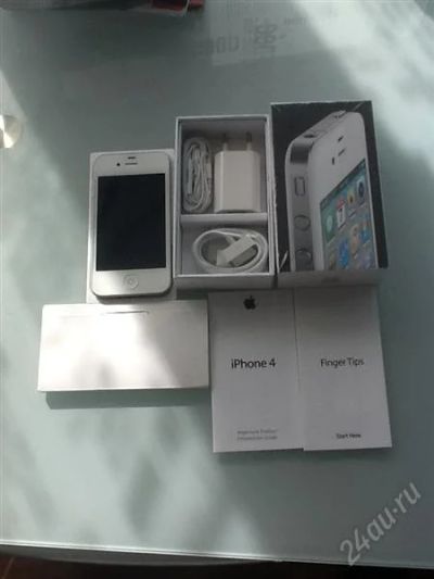 Лот: 2084253. Фото: 1. Новый Iphone 4 white 16gb. Смартфоны
