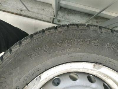 Лот: 14458517. Фото: 1. Nokian nordman 7 175/70 R13. Шины на дисках