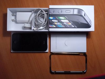 Лот: 10685638. Фото: 1. Apple Iphone 4s black 8Gb. Смартфоны