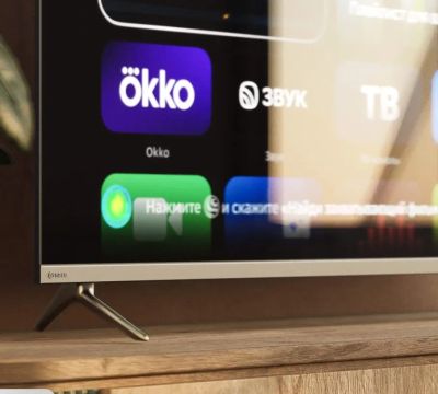Лот: 23460385. Фото: 1. Умный телевизор Sber QLED 4K UHD... Телевизоры